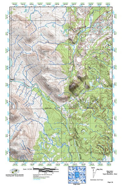 (60158a1) Page 024 Taylor Mountains - West Preview 1