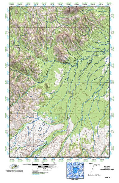 (60158e1) Page 016 Taylor Mountains - West Preview 1