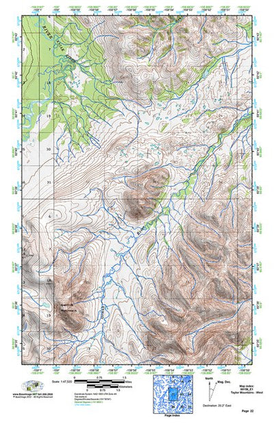 (60158e1) Page 022 Taylor Mountains - West Preview 1