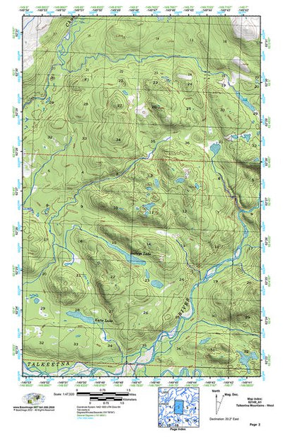 (62149a1) Page 002 Talkeetna Mountains - West Preview 1