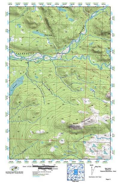 (62149a1) Page 009 Talkeetna Mountains - West Preview 1