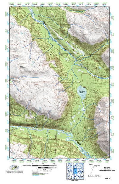 (62149a1) Page 012 Talkeetna Mountains - West Preview 1