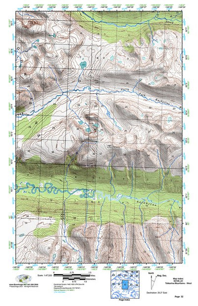 (62149a1) Page 032 Talkeetna Mountains - West Preview 1
