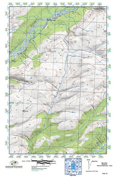 (62149e1) Page 023 Talkeetna Mountains - West Preview 1