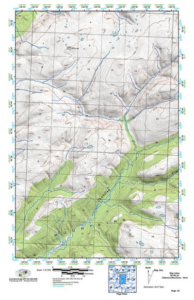 (62149e1) Page 024 Talkeetna Mountains - West Preview 1