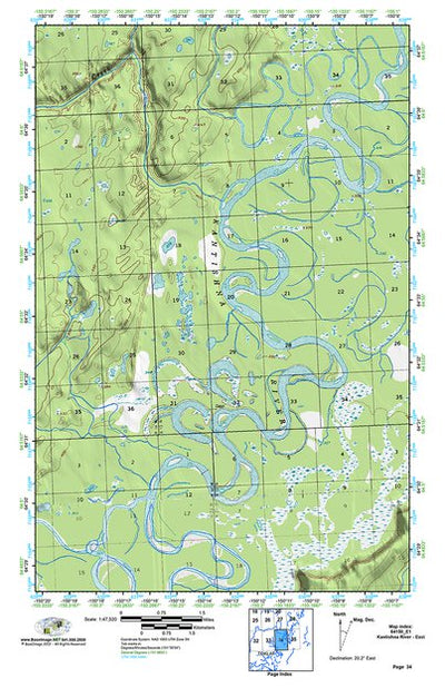 (64150e1) Page 034 Kantishna River - East Preview 1