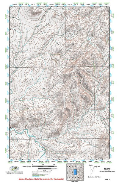 (68164a1) Page 013 De Long Mountains - West Preview 1
