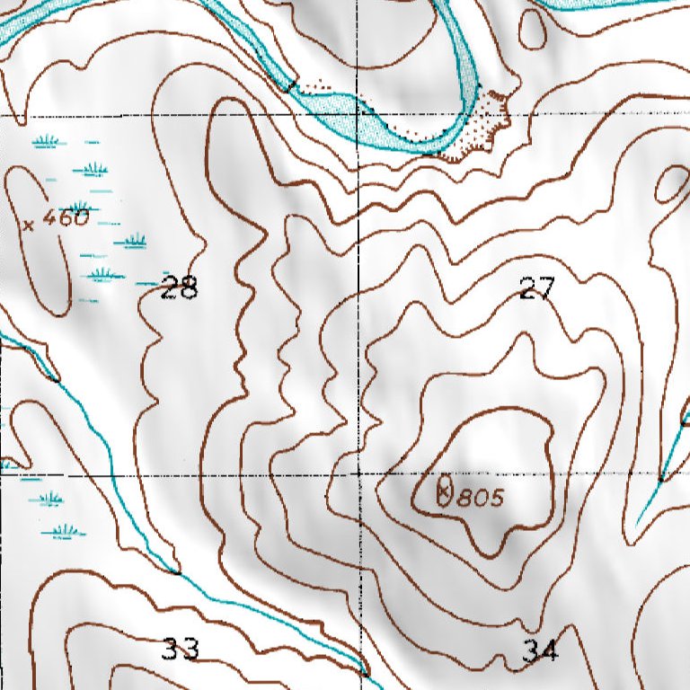 (68164e1) Page 030 De Long Mountains - West Map by BaseImage Publishing ...