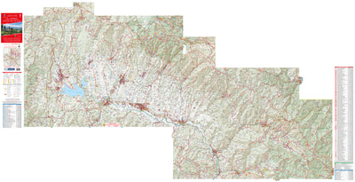 Carta dei Sentieri del Mugello - Mugello Trekking Map Preview 1