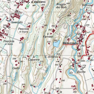 Carta dei Sentieri del Mugello - Mugello Trekking Map Preview 2