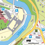 Český Krumlov city map – UNESCO site Preview 2