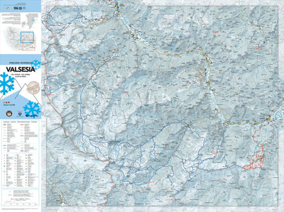 Percorsi Invernali Valsesia 1:25000 Preview 1