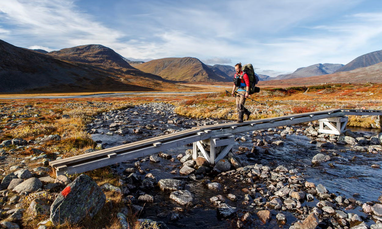 Hiking on the Kungsleden in Sweden 