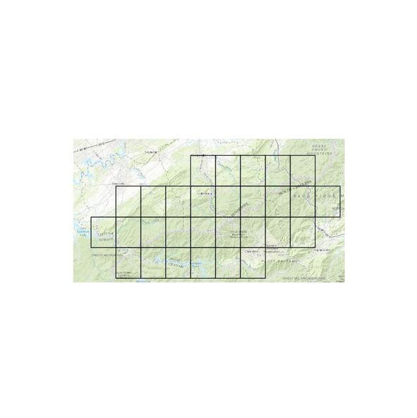 NPS Great Smoky Mountains National Park 2017 Topographic Map Bundle