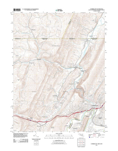 Cumberland, MD-PA-WV (2011, 24000-Scale) Preview 1
