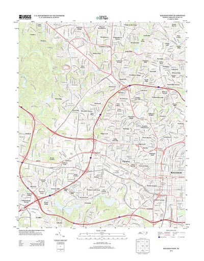 Raleigh West, NC (2013, 24000-Scale) Preview 1
