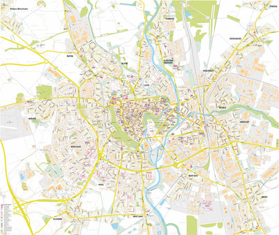Olomouc city map – UNESCO site Preview 1