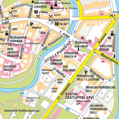 Olomouc city map – UNESCO site Preview 3