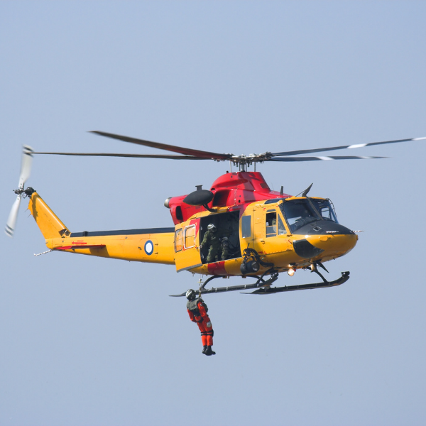 Search and rescue helicopter