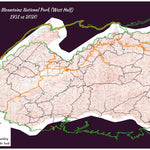 Great Smoky Mountains National Park 1931/1978 Topographic Map West Half Preview 1