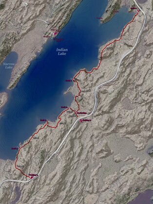 Fort Drum Indian Lake Angler Access Trail Map Preview 1