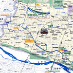 株式会社中央ジオマチックス たちかわウォーキングマップ（立川市ウォーキングマップ）A,Dコース digital map