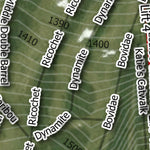 A. W. Young Big Powderhorn Mountain Ski Patrol Map digital map