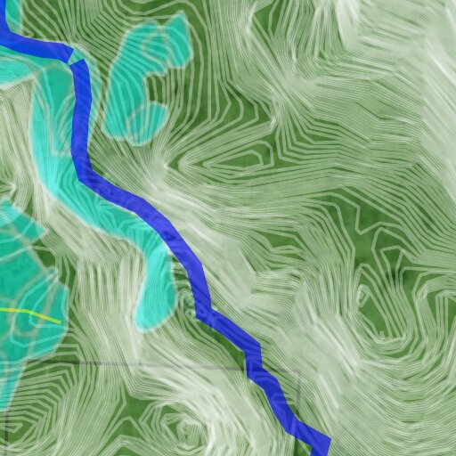 Hackinsung Ridge Trap Hills - NCT/Hacking Site/Gogebic Ridge Trail Map by A. W. Young ...
