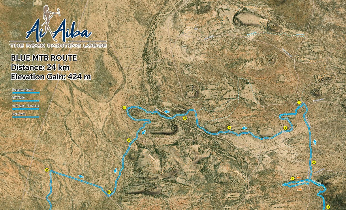 Ai Aiba MTB Routes Map by A1-Maps | Avenza Maps