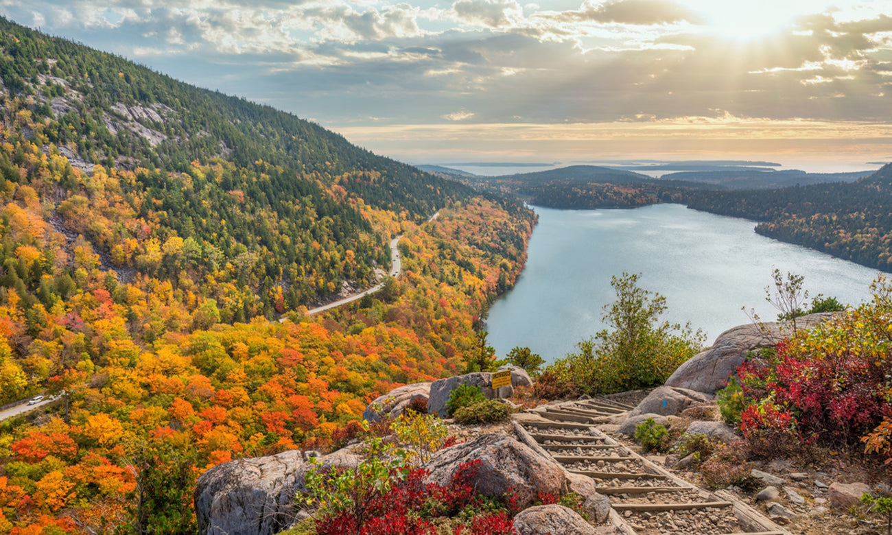 Bubbles Trail in Acadia National Park - Maine 