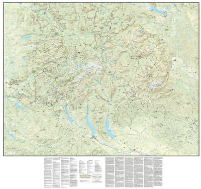 Adventure Maps, Inc. Alpine Lakes Wilderness, Washington Trail Map digital map