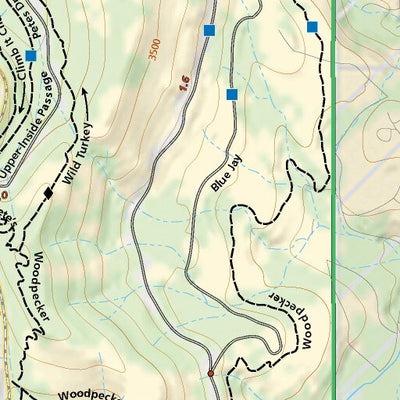 Adventure Maps, Inc. B-Sun Mountain/Chickadee Trails-2021 digital map