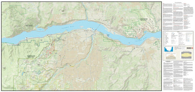 Adventure Maps, Inc. Hood River, Oregon Trail Map digital map