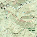 Adventure Maps, Inc. McKenzie River & Old Cascade Crest Trails, Oregon digital map