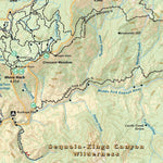 Adventure Maps, Inc. Sequoia - Kings Canyon National Parks, CA Trail Map digital map