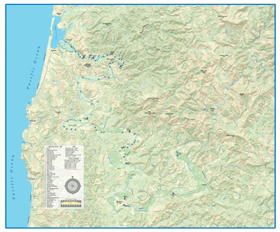 Adventure Maps, Inc. Siletz River digital map