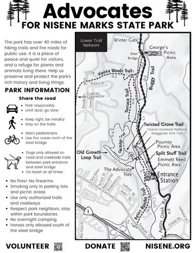 The Forest of Nisene Marks State Park Main Kiosk Area Map Preview 1