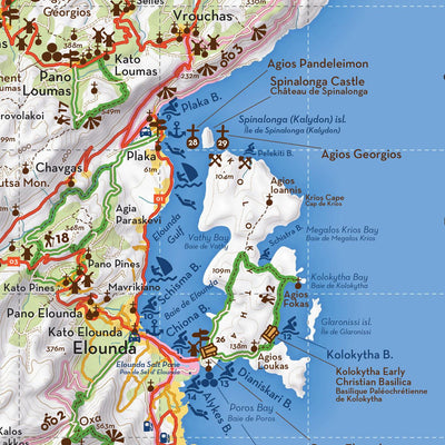 Agios Nikolaos Crete The Municipality of Agios Nikolaos digital map