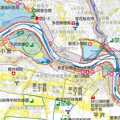 あきる野市ハザードマップ2024（土砂災害・水害） 多西地区 Preview 3