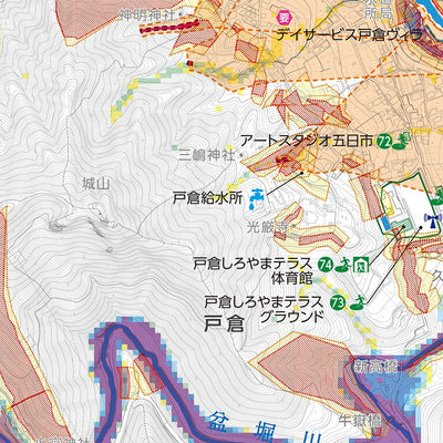 あきる野市ハザードマップ2024（土砂災害・水害） 戸倉地区 Preview 2
