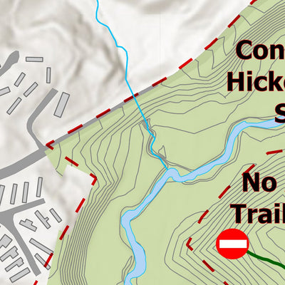 Biscuit Run Park Trails Map Preview 3