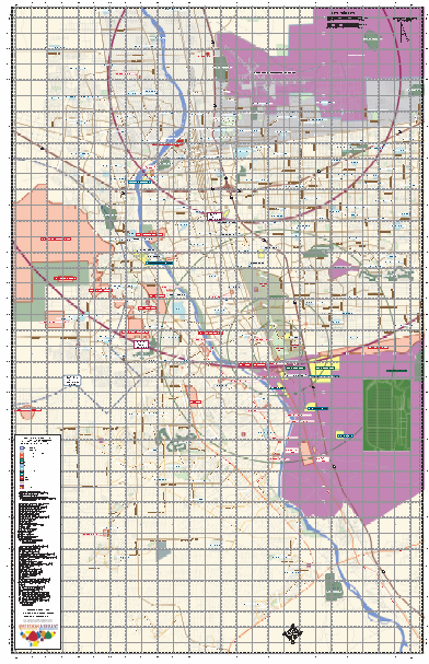 Map of Albuquerque in Avenza Maps