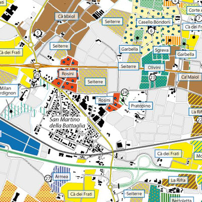 Alessandro Masnaghetti Editore Lugana viticultural map digital map