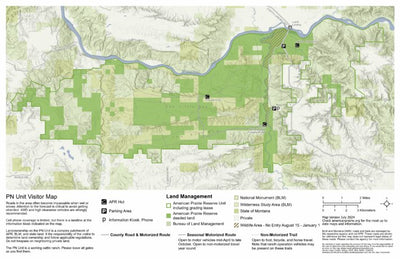 American Prairie - PN Visitor Map Preview 1