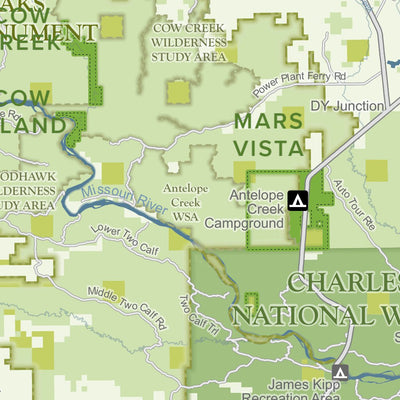 American Prairie Map and Guide digital map