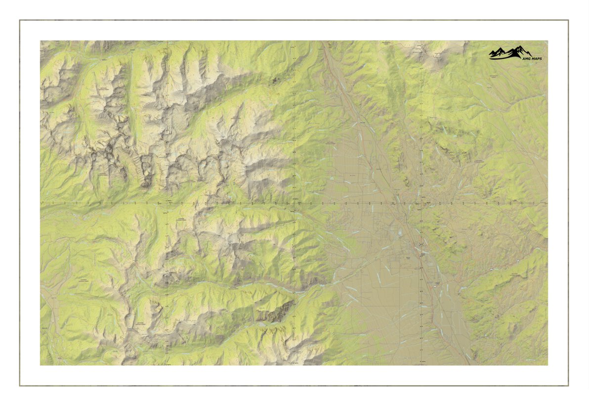 Buena Vista, Collegiate Peaks Map by AMG Maps | Avenza Maps
