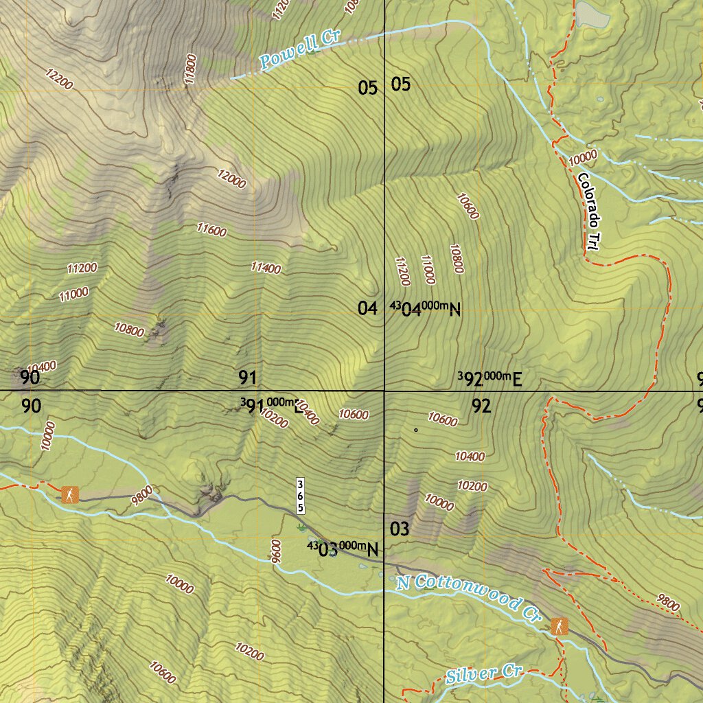 Collegiate Rva Map Buena Vista, Collegiate Peaks Map by AMG Maps | Avenza Maps