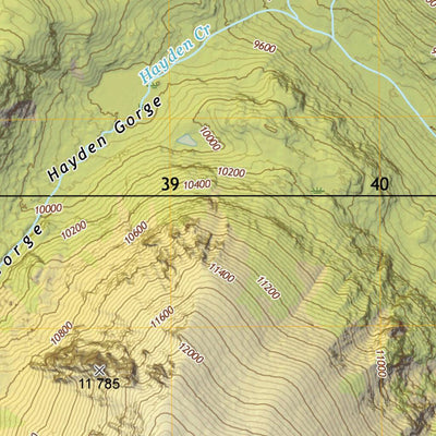 AMG Maps Rocky Mountain National Park digital map