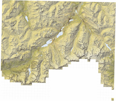 St Moritz, Piz Bernina Map Preview 1