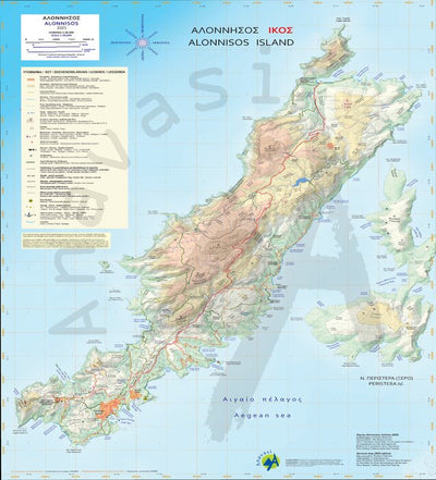 Alonissos, [Hiking Map 1:25.000] Preview 1